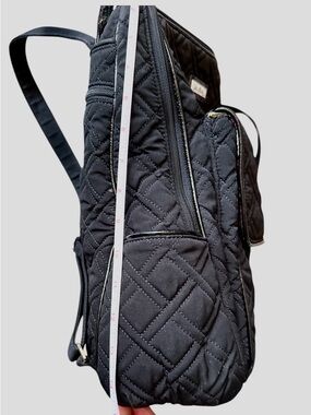 Vera Bradley Black Quilted Backpack NWT